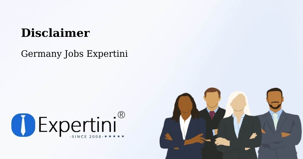 Disclaimer – Edderitz - Germany Jobs Expertini