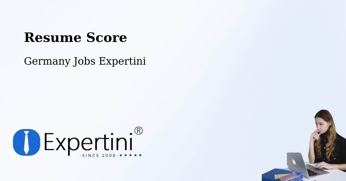Resume Score & Job Description Match Tool – Edderitz - Germany Jobs Expertini